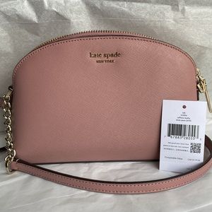 Kate Spade Cameron Street Hilli Crossbody Saffiano Leather in Dusty Peony